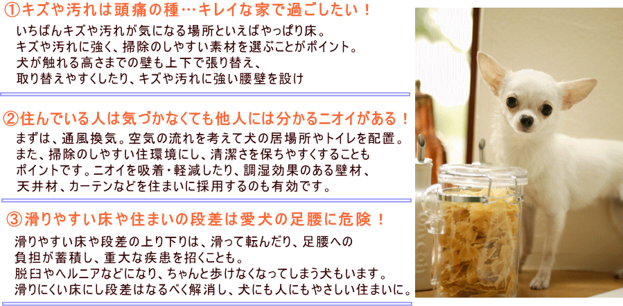 人と愛犬の住まい悩み