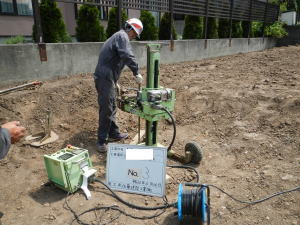 しっかりとした家を建てるには地盤がしっかりしていないといけません。