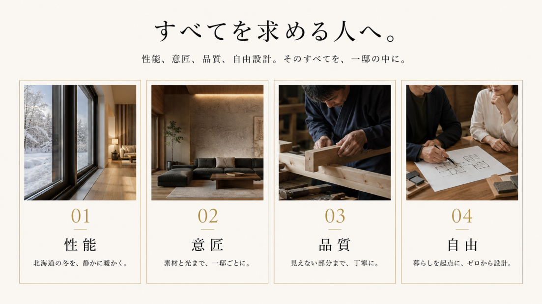 すべてを求める人へ。性能・意匠・自由設計を追求した注文住宅「極」