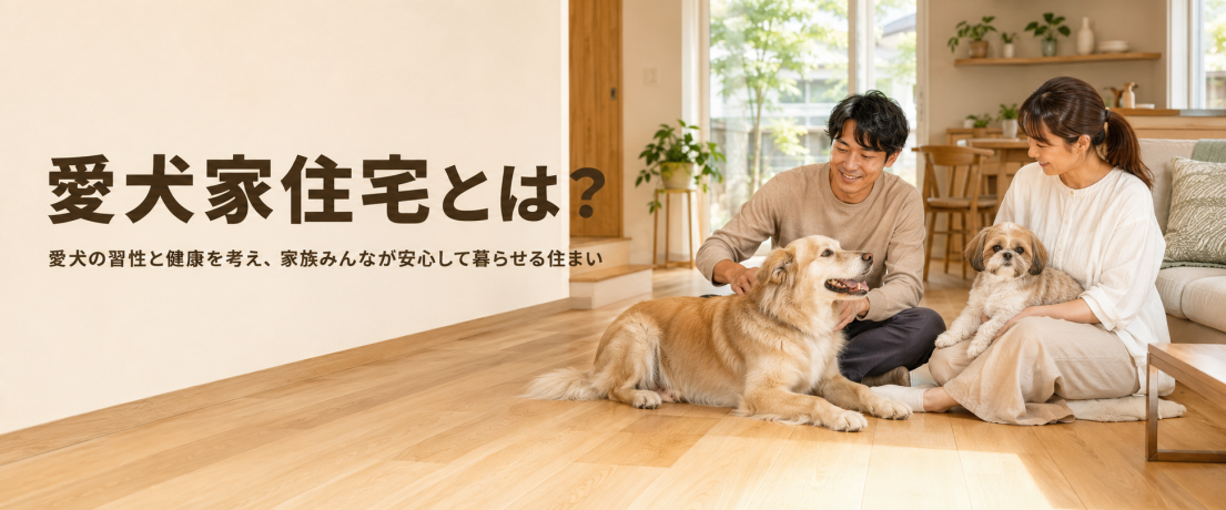 札幌で愛犬と快適に暮らす注文住宅｜愛犬家住宅とは