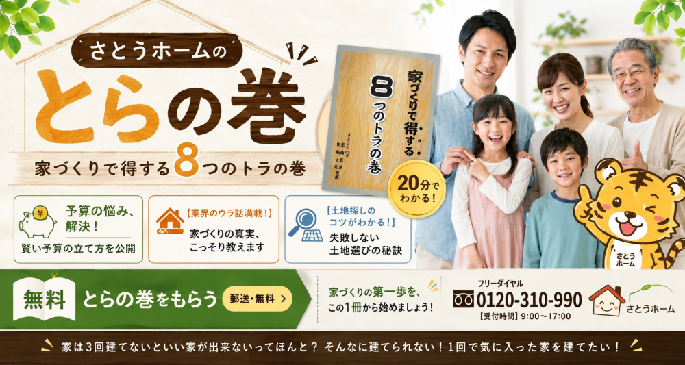 家づくりの流れや考え方を紹介するとらの巻