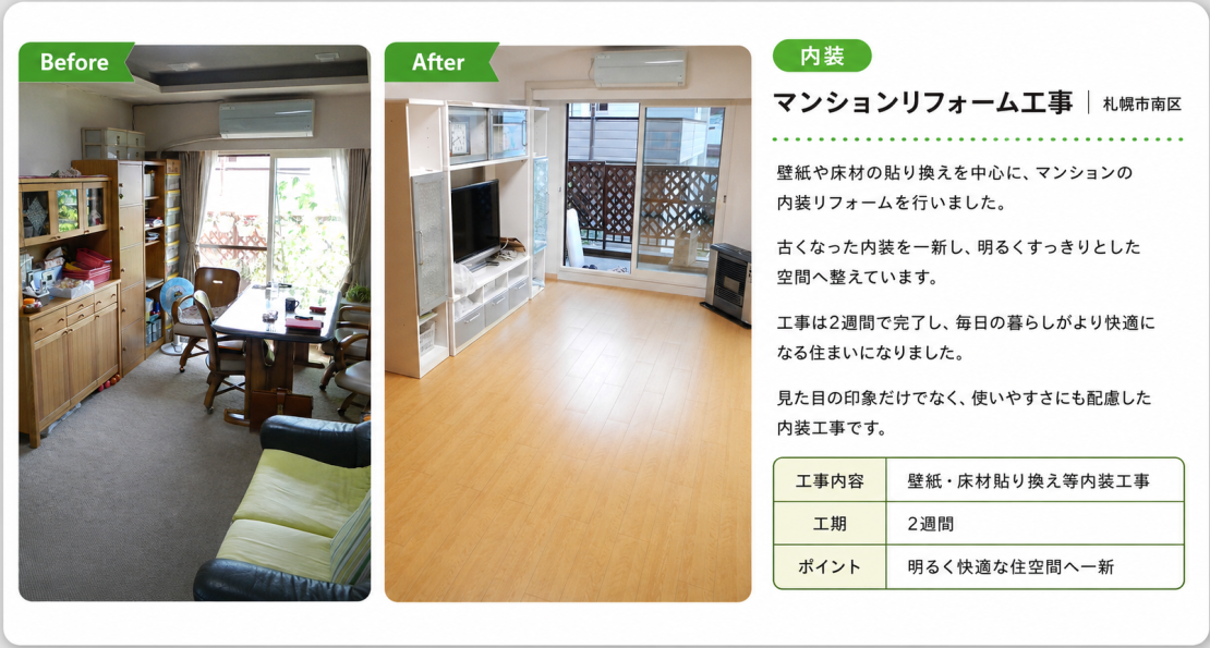 マンションリフォーム工事